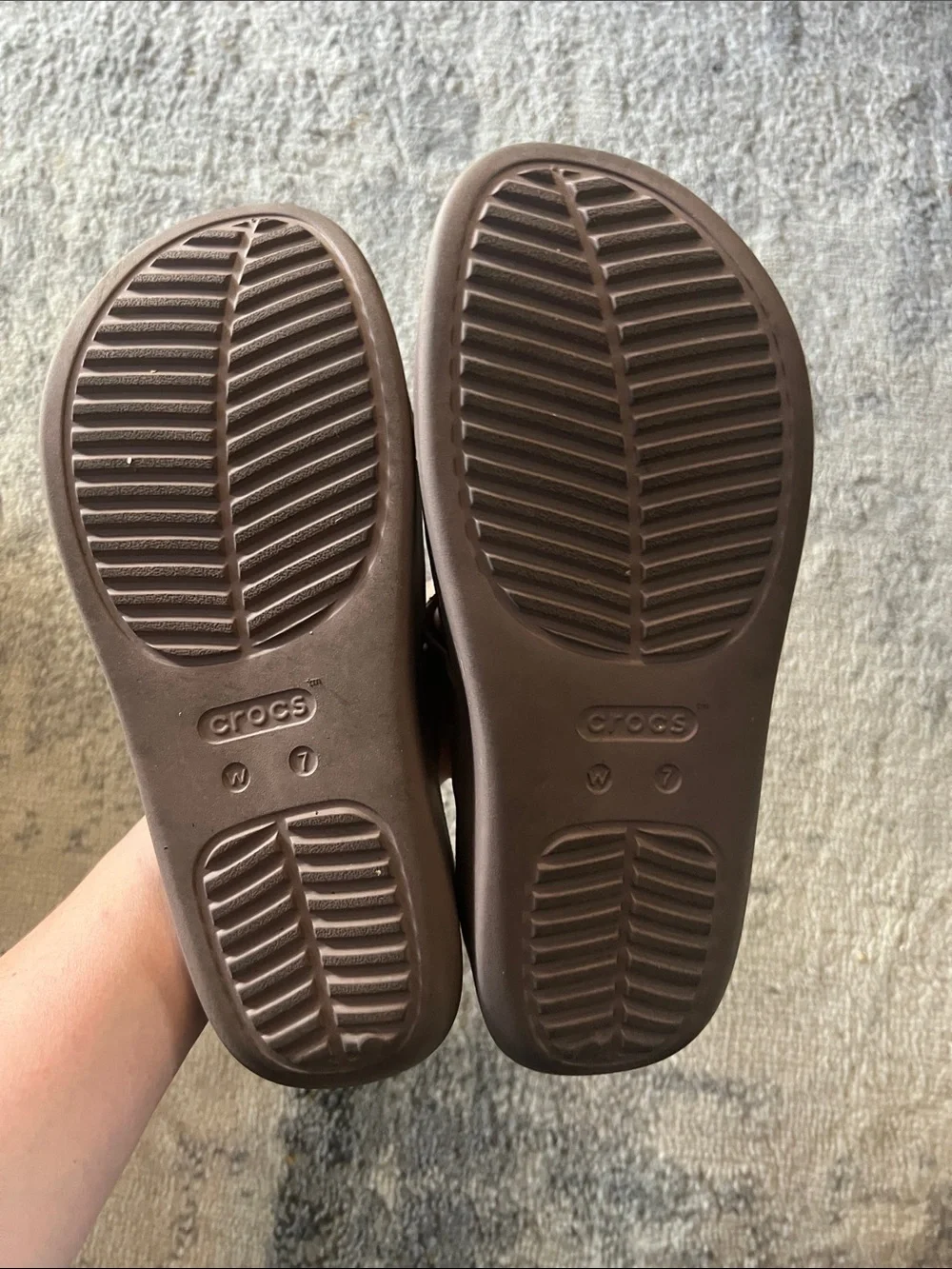 Crocs Getaway Platform Sandal Truffle 7